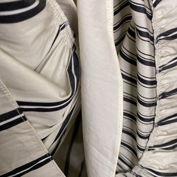 THEORY White with Black Stripes Dress - Picture 2 of 8